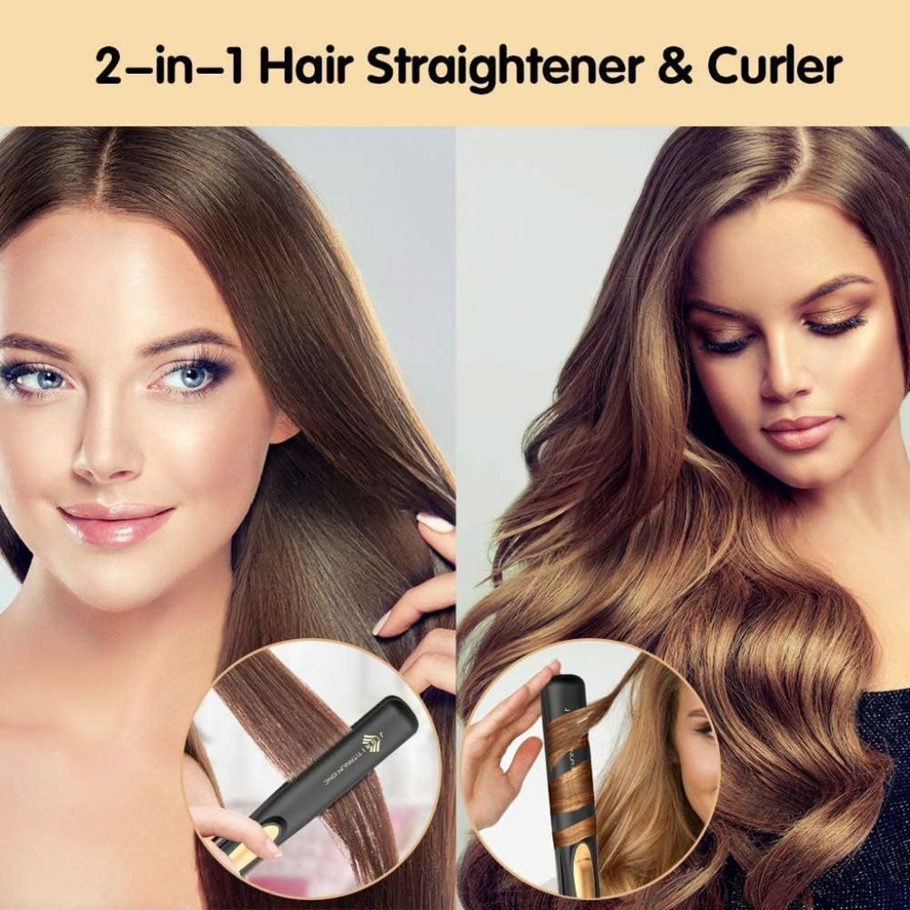 $86.99 Hair Straightener Titanium Plate 4/5 Mini Flat Iron,Perfect Travel Size - Picture 2 of 9